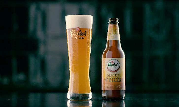 Grolsch Dunkel Weizen reclame